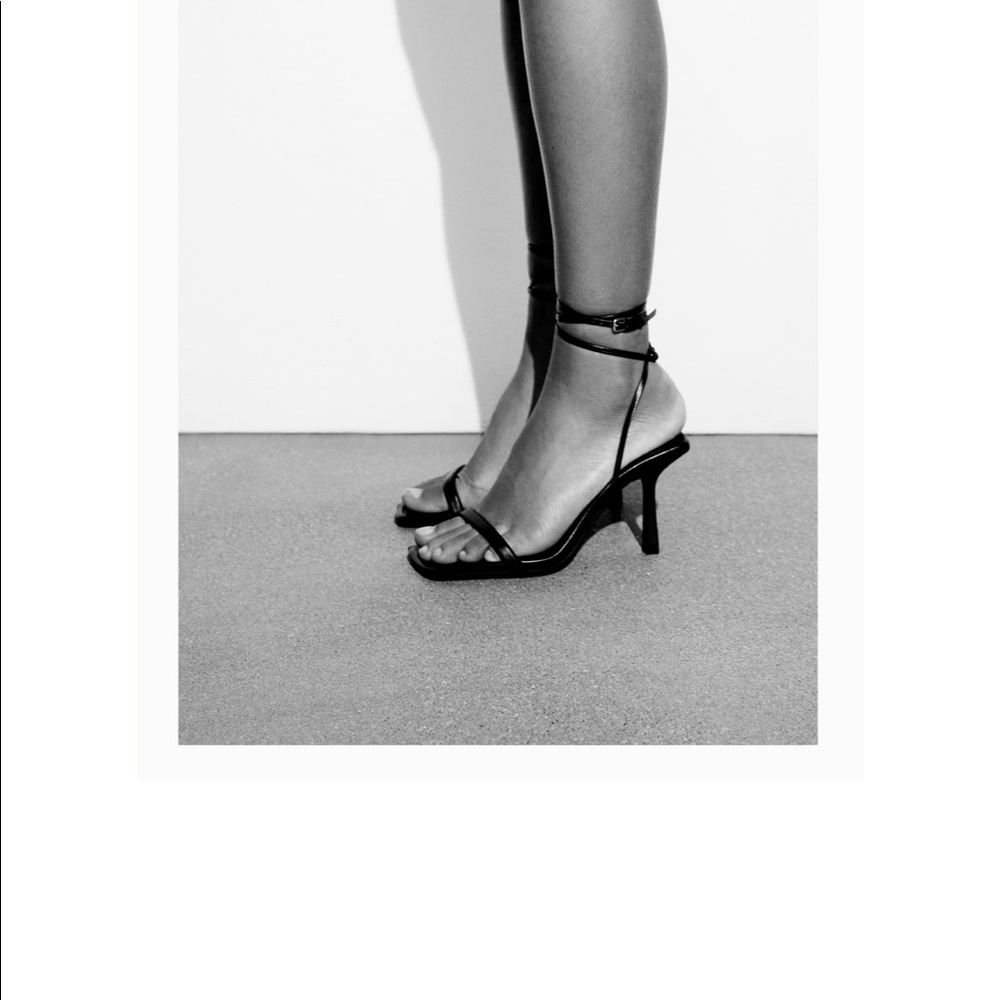 Zara heeled strapped sandals